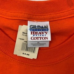 Vintage Michigan T Shirt Mens XL Extra Large Orange Worlds Finest Grand Star