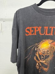 Vintage Sepultura Shirt Large Beneath The Remains 90s Death Metal