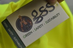GSS Safety Shirt Mens 2XLT Tall Yellow Black Hi Vis Reflective ANSI Class 2