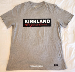 Kirkland Signature Costco Unisex Logo T Shirt Mens Medium Womens large EUC