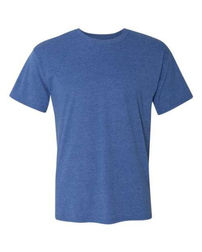 Hanes Ultimate X-Temp T-Shirt, Royal Triblend size S and M