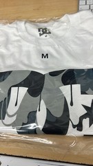 DC SHOES STAR CAMO DRIP LOGO WHITE SS T SHIRT