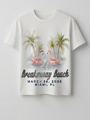 Mens Breakaway Beach Tee Premium Tri-Blend T-Shirt