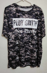 Alleson Athletic Men’s XLg Short-Sleeve T-Shirt “Play Gritty Not Pretty” Graphic