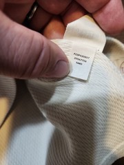 Filson long-sleeve thermal crewneck shirt Off White Mens Size M Waffle Knit