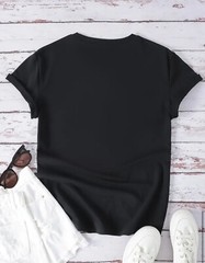 Funny T Shirt Men Woman Unisex Black White Letter Print Sarcastic