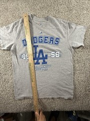 Los Angeles Dodgers MLB Majestic Mens T Shirt Medium Short Sleeve Graphic