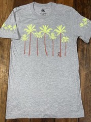 WDW Disney Parks Shirt Sz SMALL Palm Trees & Mickey Mouse Walt Disney World NWOT