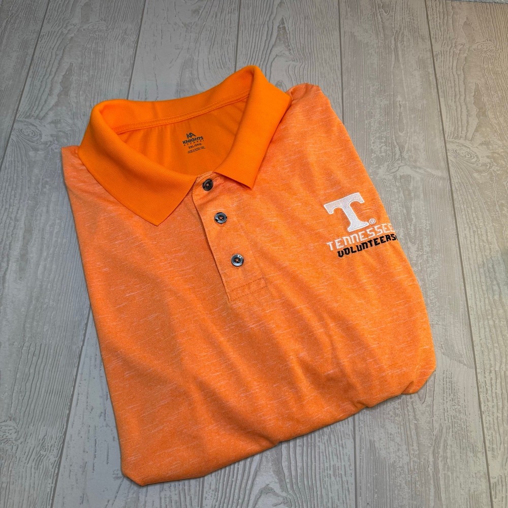 Tennessee Volunteers Knights Orange Polo Shirt Men’s 2XL Embroidered Logo Orange