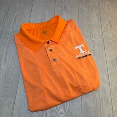 Tennessee Volunteers Knights Orange Polo Shirt Men’s 2XL Embroidered Logo Orange