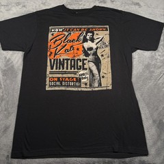 Bay Island Sportswear T-Shirt Mens XL Black Social Distortion Now It Can Be Show