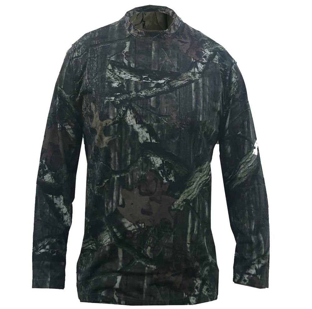MENS JUNGLE CAMOUFLAGE SHIRT LONG SLEEVE TSHIRT TOP GREEN BROWN TREE M – 7XL