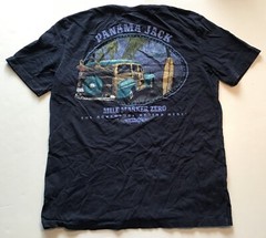 Panama Jack Mile Marker Zero The Adventure Begins T-Shirt, Blue, Size Small