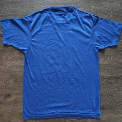 Vintage 80s NYPD New Yorks Finest Helpers T Shirt Large Screen Stars 50/50 USA
