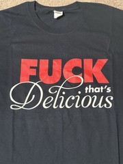 Action Bronson F**k That’s Delicious T-Shirt 4XL Navy Blue Bam Baklava from 2016
