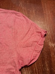 Hollister Men’s Salmon Must Have Collection Curved Hem T-shirt Size Large