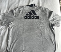 Adidas Fresh Short Sleeve Shirt Mens Tee Logo Back Gray X-Large New tags In Bag
