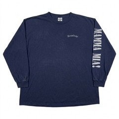 Vintage Y2K Mamma Mia! Broadway Musical Long Sleeve T-Shirt Mens XL Delta Navy