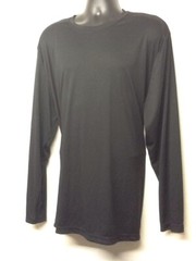 Sport-Tek Black LS Competitor Tee Breathable ST350LS Size 2XL SM1