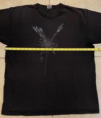 Vtg CERN Nuclear Research Thrashed Faded Shirt XL Science Space Grunge 90s Y2K