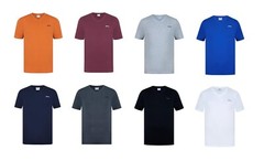 Mens Slazenger 100% Cotton V Neck T Shirt XS S M L XL XXL 3XL 4XL BNWT
