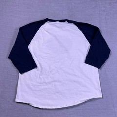 Badger Sport Cycles Gladiator Winery Baseball T-Shirt Mens Large White Blue