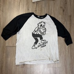 The Devil Wears Prada Metalcore 3/4 Sleeve Shirt White Black XL Band Merch