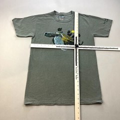 Sea Turtle Nature T-Shirt Adult Small Green Animal Art Snorkel Bob’s Hawaii