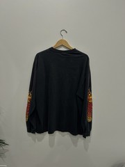 FMF Men’s Long Sleeve Shirt Vintage Y2K Streetwear Flames, Size XXL