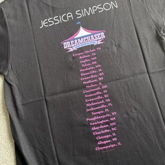 Jessica Simpson Irresistible Tour 2001 Dreamchaser Double Sided Authentic Vtg S