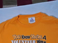 Tennessee You Know Your A Volunteer When… Vols Football Orange T-shirt Size L