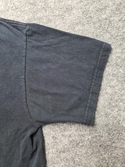 Fruit Of The Loom T Shirt Mens Sz L Black 100% Cotton Graphic Cottton Casual Tee