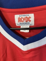 AC/DC Rock Or Bust World Tour Jersey XXL 2015 Liquid Blue Montreal Canadiens COA