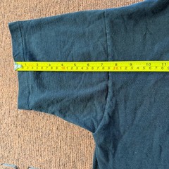 Fruit of the Loom Hands On Rescue Graphic T-Shirt Mens Large Black Heavy Cotton