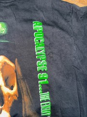 Vintage 90s Public Enemy Apocolypse 1991 Rap Tee Shirt Black XL Def Jam Rare
