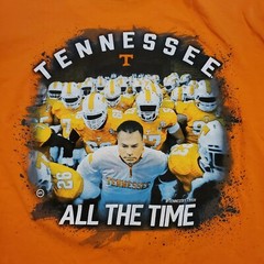 Tennessee Vols Shirt Adult Large Orange Tennessee Tough Alstyle Football