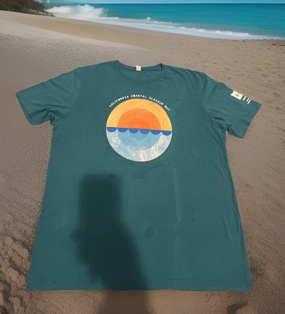 Santa Monica ‘Heal the Bay’ 40 Years California Coastal Cleanup Day Shirt XL Vtg