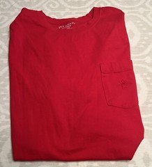 Men’s IVY CREW T Shirt XL Red