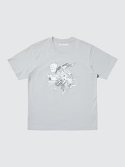 Uniqlo Blue Lock UT Graphic T-Shirt Gray Seishiro Nagi Anime Manga Shonen NWT