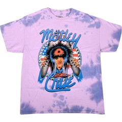 [Limited Edition] Vintage Motley Crue Americana Tie-Dye T-Shirt Liquid Blue