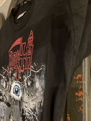 Rare Death Symbolic 1995 Blue Grape Cressona Shirt Size XL Red Hands On Back