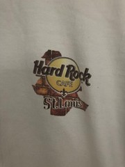 Vintage Hard Rock Cafe St Louis Shirt Mens XL White Graphic Double Sided 90s