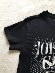 Johnny Cash The Man In Black Men’s Black Crewneck Graphic T-shirt Sz S Chest 35″