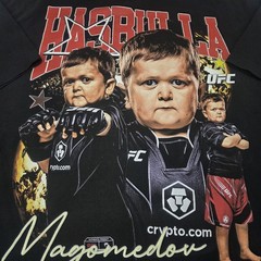 UFC Hasbulla T-shirt Men’s XL Black Magomedov vs Everybody 100% Cotton