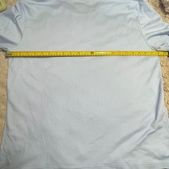 Murano Liquid Luxury Mens Light Blue 100% Cotton Short Sleeve T-Shirt Large