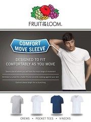 6 Pack Fruit of the Loom Men’s Crew T-Shirt Undershirts Super Value Cotton S-3XL