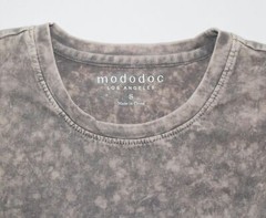 (2) New MODODOC Dyed T-Shirt Lot Gray Blue Men’s SMALL S Crewneck Cotton $130