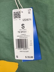 NEW MEN’S ADIDAS ORIGINALS MULTI COLOR TREFOIL SHIRT SIZE Small #IZ2571