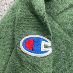 Champion Shirt Mens Large Green Script Logo Graphic Tagless Crewneck Tee