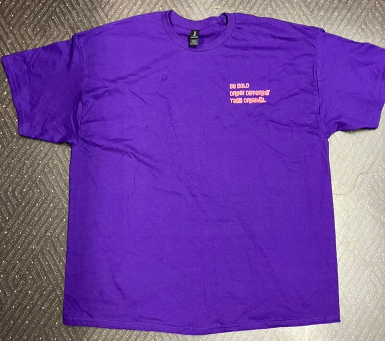 T-SHIRT 2XL PURPLE PROMO FESTIVAL OF UNDISCOVERED GRAPES LOS ANGELES MAR 2026
